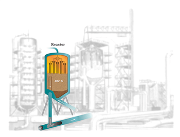 Illustration Graphic showcasing reactor equipment
